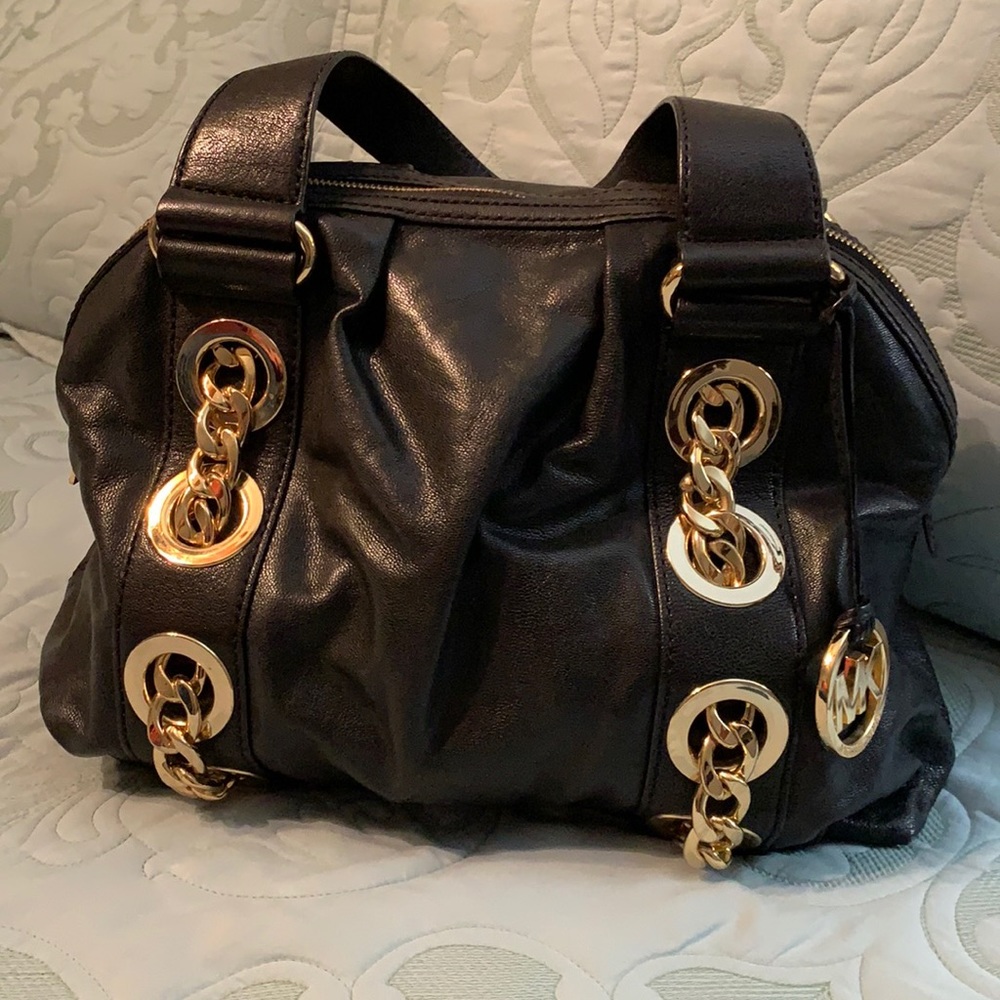 Brand New Michael Kors handbag with gold embellishment